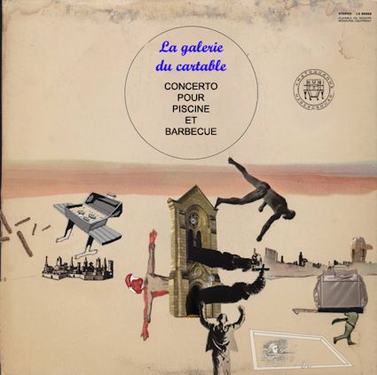 affiche pour le Concerto pour Piscine et Barbecue, Résidence "Castramétation", La Mobylette, Captieux, 2012 http://castrametation.tumblr.com/