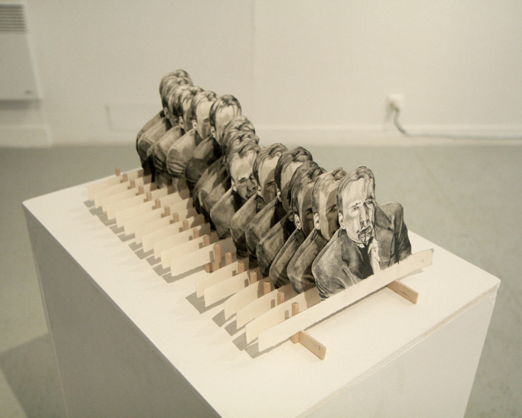 Memento Mori // Séquence 12 (2) - 2011 maquette, mine de plomb, 34x24x27 cm