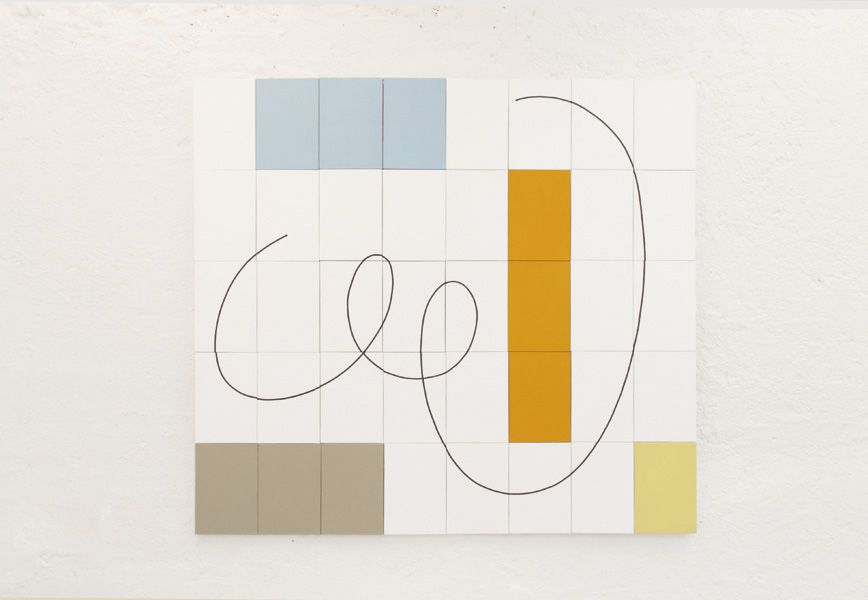 de la couleur, Galerie AGART, Amilly 2011, acrylique sur toile, 175 x 192 cm, polyptyque