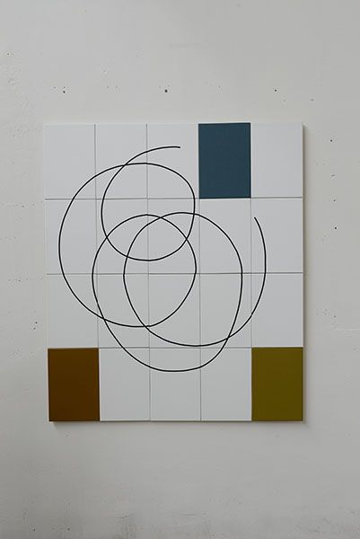2013, acrylique sur toile, 140 x 120 cm, polyptyque