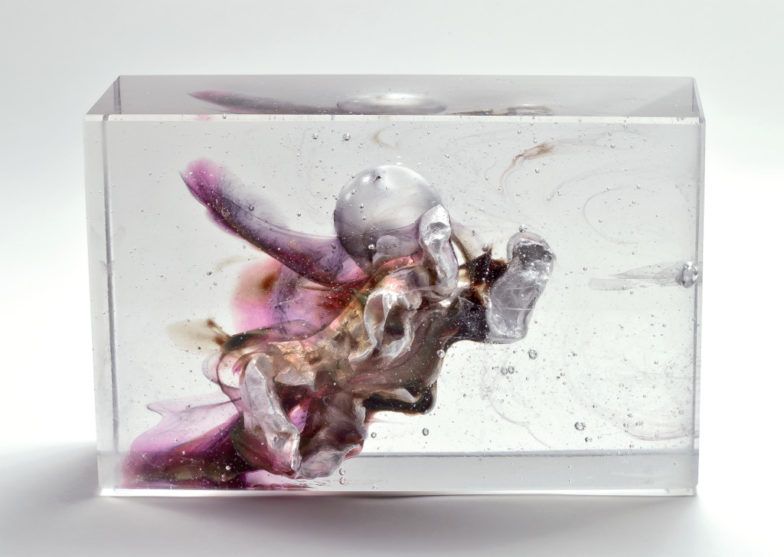 Antoine Leperlier, pâte de verre, 2015, crédit photo Denis Durand Galerie Capazza